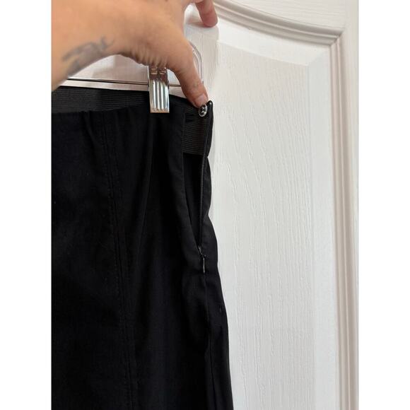 NWT H&M Women 8 Black Skinny Ankle Length Slacks Side Zip Classic Career - Picture 3 of 9